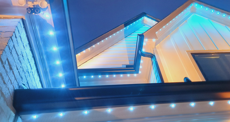 Permanent lighting on outside of house 2